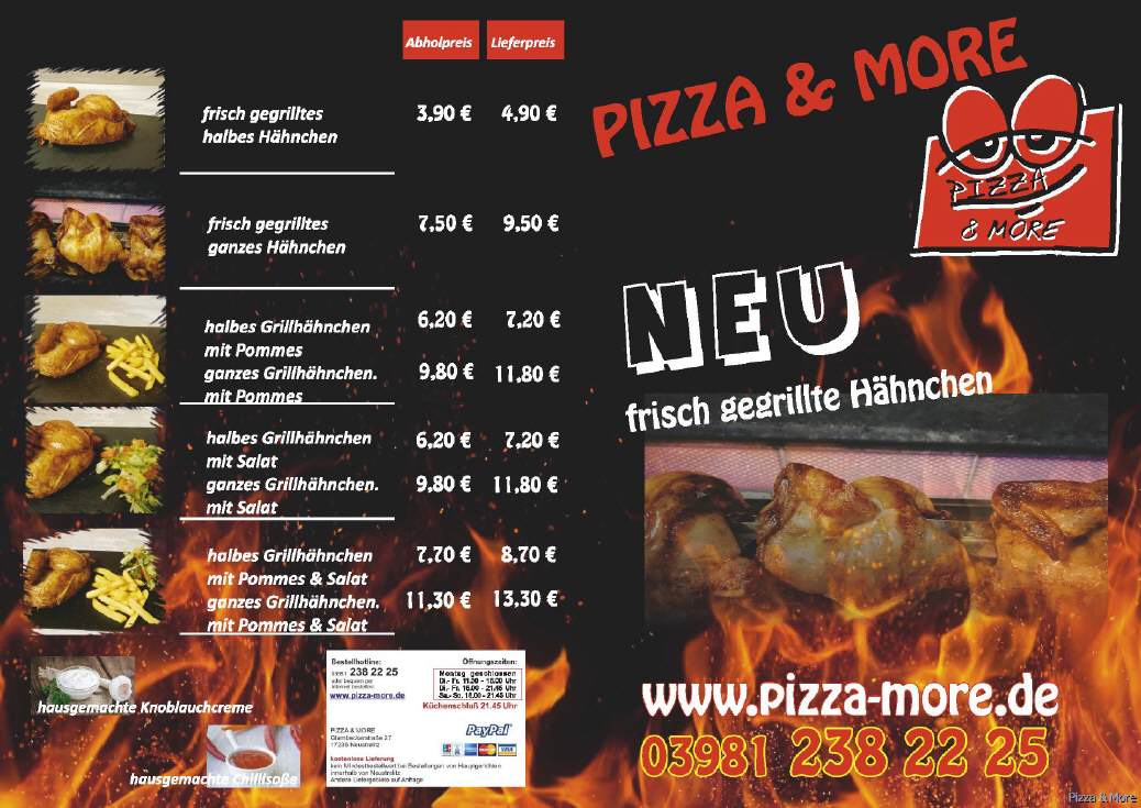 Grillhähnchen Flyer